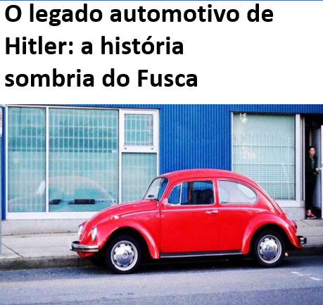 O legado automotivo de Hitler: a história