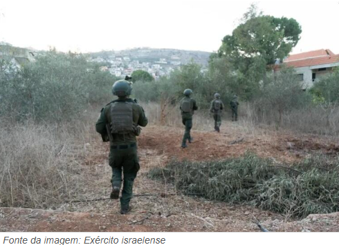 Tropas israelenses alcançam o ponto mais profundo do Líbano desde o início da operação terrestre